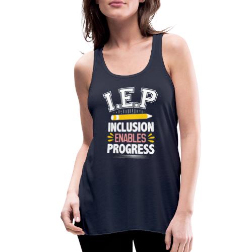 IEP Inclusion Progress Special teacher Education - Women's Flowy Tank Top by Bella