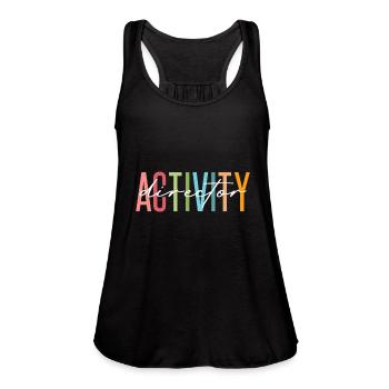 Activity Director Activity Professionals Week - Women's Flowy Tank Top by Bella -  - Front - Julia (174cm)