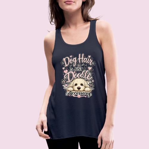 Dog Hair Is Just a Doodle Accessory - Women's Flowy Tank Top by Bella