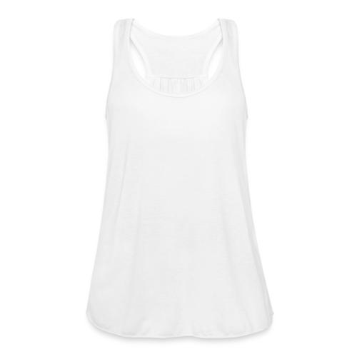 AOEU Collegiate Lockup (White) - Women's Flowy Tank Top by Bella