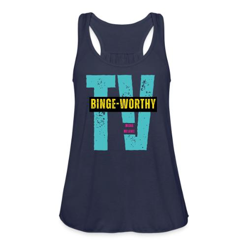 Binge-worthy | Media Melanie TV - Women's Flowy Tank Top by Bella