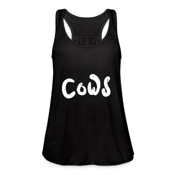 Cows - Cow - Women's Flowy Tank Top by Bella - navy - Front - Julia (174cm)