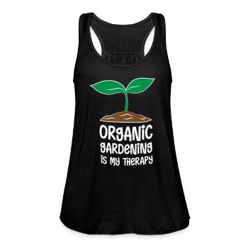 Organic Gardening - Women's Flowy Tank Top by Bella -  - Front - Julia (174cm)
