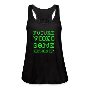 Future Video Game Games Designer Computer Science - Women's Flowy Tank Top by Bella -  - Front - Julia (174cm)