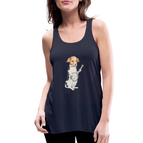 Lucky the Beagle + Banjo - Women's Flowy Tank Top by Bella