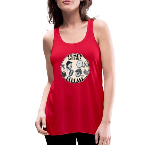 Comes Naturally Logo - Women's Flowy Tank Top by Bella