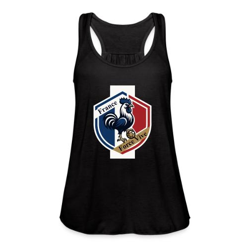France Rooster T-Shirt, Bleu-Blanc-Rouge gift - Women's Flowy Tank Top by Bella