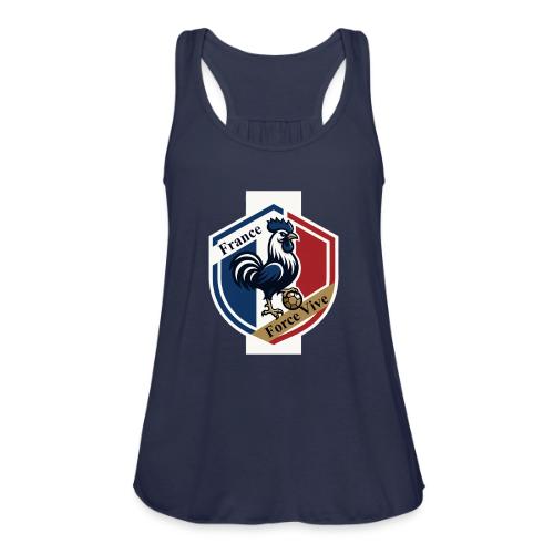 France Rooster T-Shirt, Bleu-Blanc-Rouge gift - Women's Flowy Tank Top by Bella