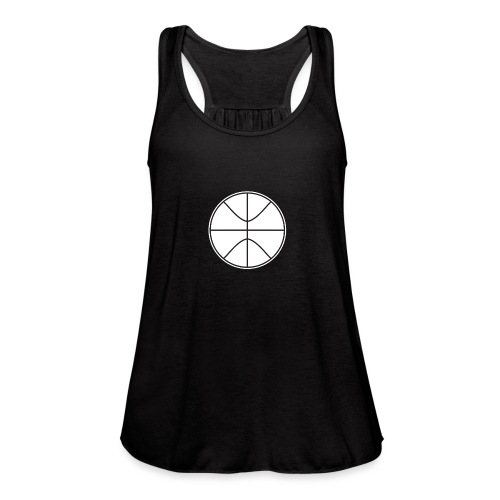 Basketball black and white - Women's Flowy Tank Top by Bella