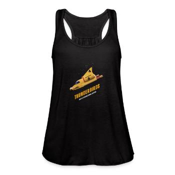Thunderbirds TV Series - Women's Flowy Tank Top by Bella - navy - Front - Julia (174cm)