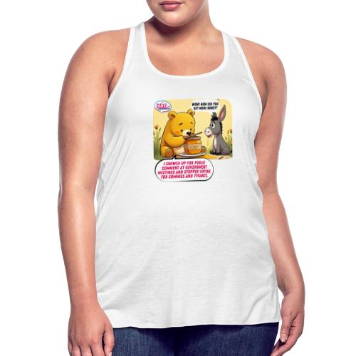 Honey Bear - Fire Tyrants - Women's Flowy Tank Top by Bella