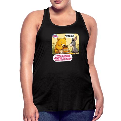Honey Bear - Fire Tyrants - Women's Flowy Tank Top by Bella