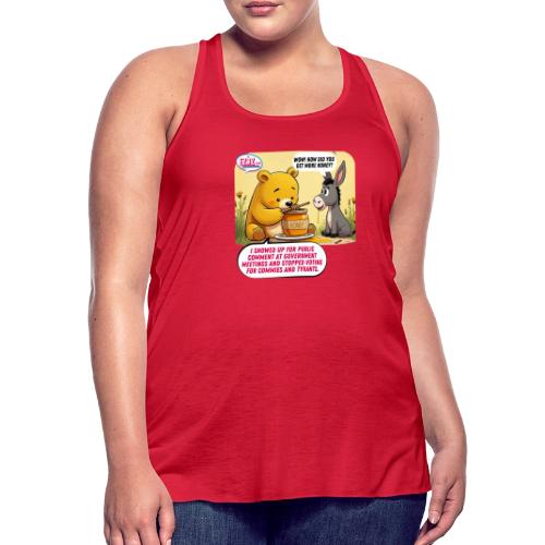 Honey Bear - Fire Tyrants - Women's Flowy Tank Top by Bella