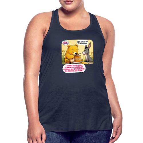 Honey Bear - Fire Tyrants - Women's Flowy Tank Top by Bella