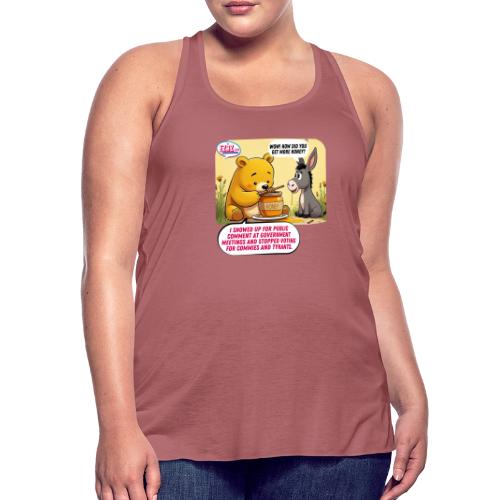 Honey Bear - Fire Tyrants - Women's Flowy Tank Top by Bella