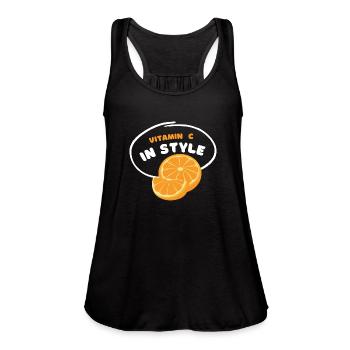 Vitamin In Style - Women's Flowy Tank Top by Bella -  - Front - Julia (174cm)