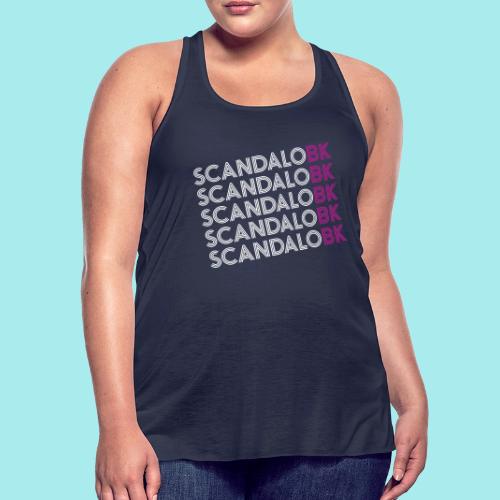 Scandalo BK 2018 White Letters - Women's Flowy Tank Top by Bella