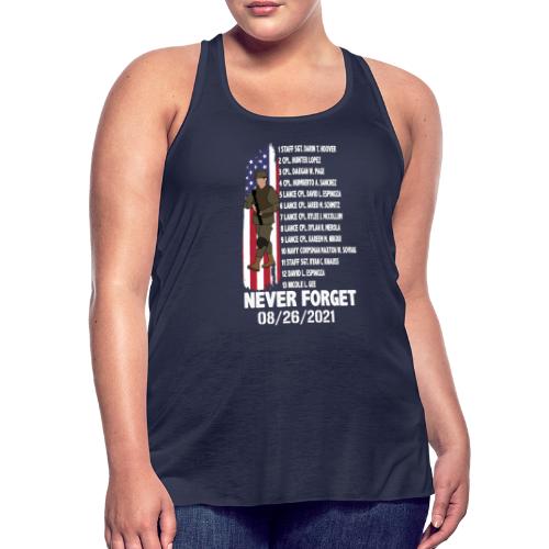 Names Of Fallen Soldiers 13 Heroes Never Forget - Women's Flowy Tank Top by Bella