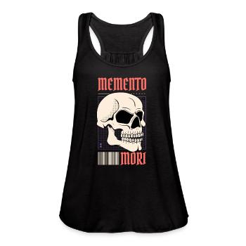Memento Mori Streetwear - Women's Flowy Tank Top by Bella -  - Front - Julia (174cm)