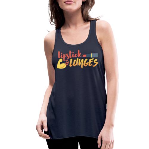 Lipstick and Lunges - Women's Flowy Tank Top by Bella