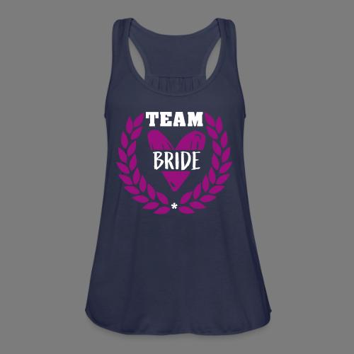 bachelorette Team Bride Wedding bachelorette party - Women's Flowy Tank Top by Bella
