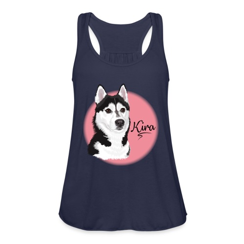 Kira the Husky from Gone to the Snow Dogs - Women's Flowy Tank Top by Bella