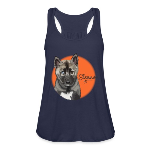 Eleanor the Husky from Gone to the Snow Dogs - Women's Flowy Tank Top by Bella