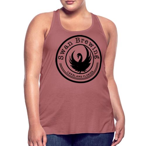 Classic Swan Brewing Logo - Women's Flowy Tank Top by Bella
