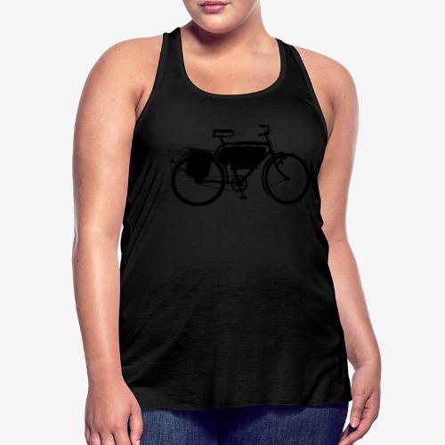 swiss_army_bike_bw - Women's Flowy Tank Top by Bella