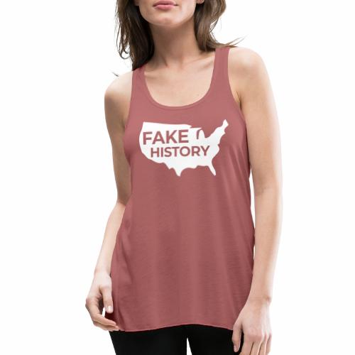 Fake History of America - Women's Flowy Tank Top by Bella