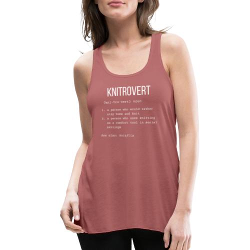 Knitrovert | Definition Collection - Women's Flowy Tank Top by Bella