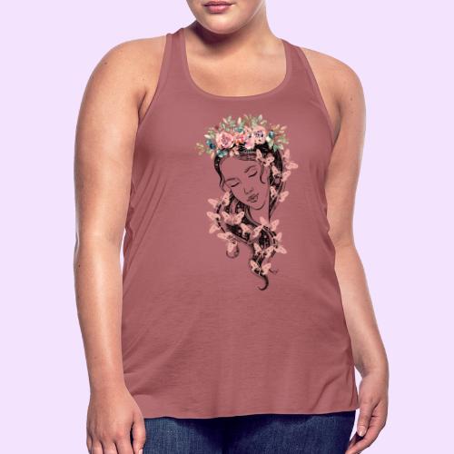Butterfly Flower Goddess - Fairytale Design - Women's Flowy Tank Top by Bella