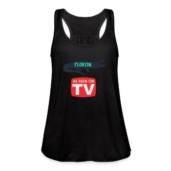 Florida as seen on TV - Women's Flowy Tank Top by Bella - mauve - Front - Julia (174cm)