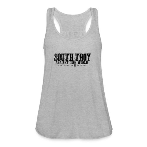 RO South Troy Against the World Broken Dark - Women's Flowy Tank Top by Bella