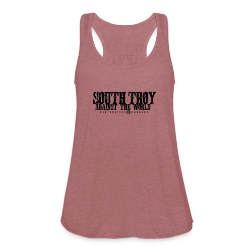 RO South Troy Against the World Broken Dark - Women's Flowy Tank Top by Bella