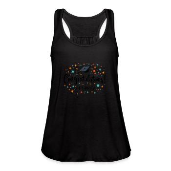 Congratulations Graduate! | Fun and Colorful Gradu - Women's Flowy Tank Top by Bella - mauve - Front - Julia (174cm)