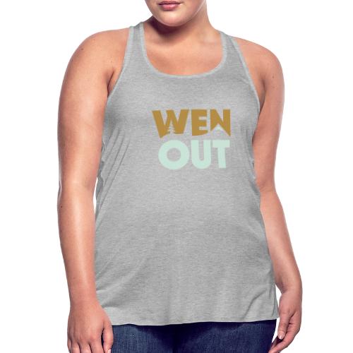 WenOut Logo (light) - Women's Flowy Tank Top by Bella