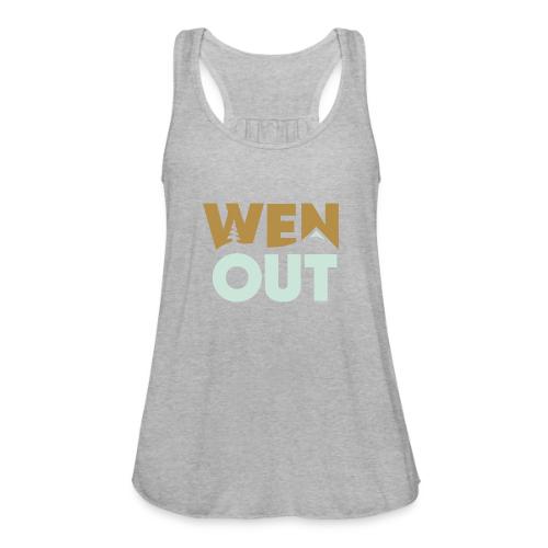 WenOut Logo (light) - Women's Flowy Tank Top by Bella