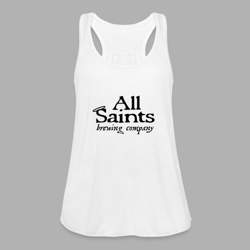 All Saints Logo Black - Women's Flowy Tank Top by Bella