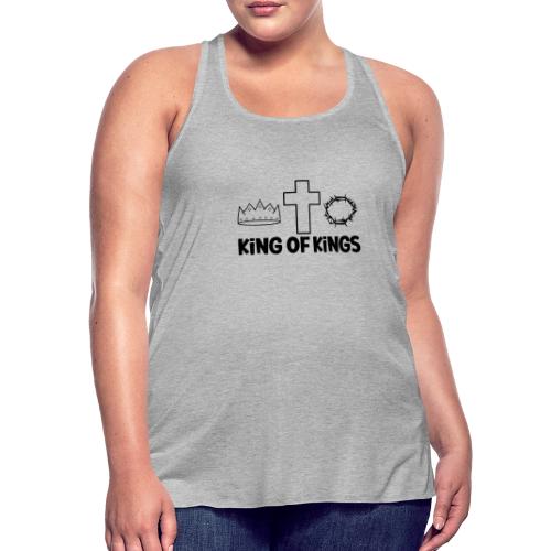 King of Kings – Bold Christian Faith Apparel - Women's Flowy Tank Top by Bella