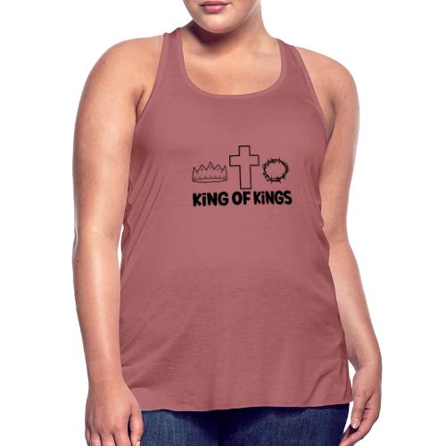 King of Kings – Bold Christian Faith Apparel - Women's Flowy Tank Top by Bella