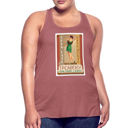 Vintage Speakeasy Pin Up Girl - Women's Flowy Tank Top by Bella