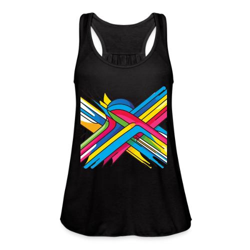 X Color - Women's Flowy Tank Top by Bella