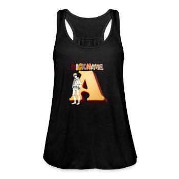 nick name A - Women's Flowy Tank Top by Bella -  - Front - Julia (174cm)