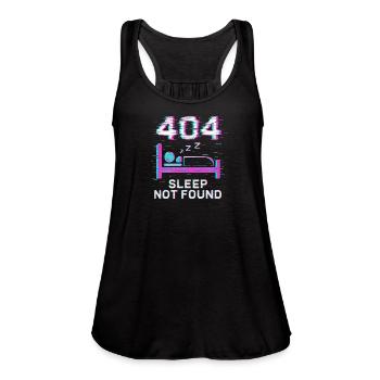 404 Sleep Not Found - Women's Flowy Tank Top by Bella -  - Front - Julia (174cm)
