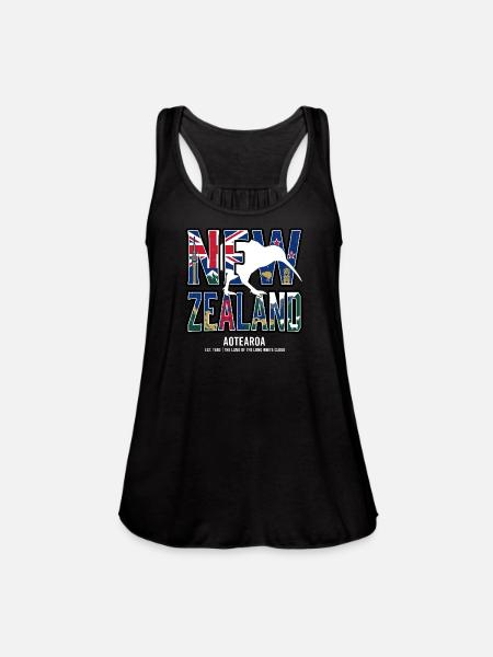New_Zealand - Women's Flowy Tank Top by Bella -