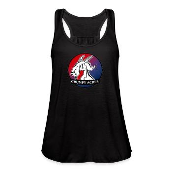 Grumpy Acres Farm Logo - Women's Flowy Tank Top by Bella - mauve - Front - Julia (174cm)
