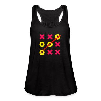 cross zero game - Women's Flowy Tank Top by Bella - mauve - Front - Julia (174cm)