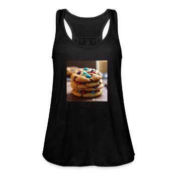 Cookies and Milk - Women's Flowy Tank Top by Bella - mauve - Front - Julia (174cm)