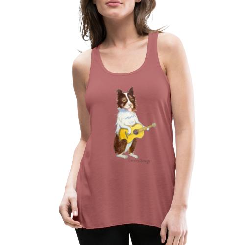 Archie the Shepherd + Guitar - Women's Flowy Tank Top by Bella